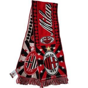 European Soccer Futbol scarf A.C. Milan NWT